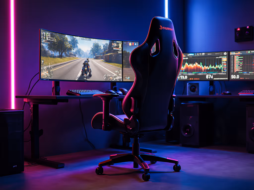 Ergonomic Gaming Chair Boosts Reaction Time