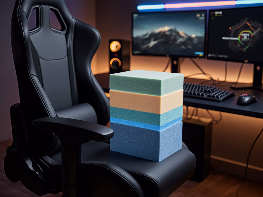 Gaming Chair Foam Density Explained: ILD and Durability