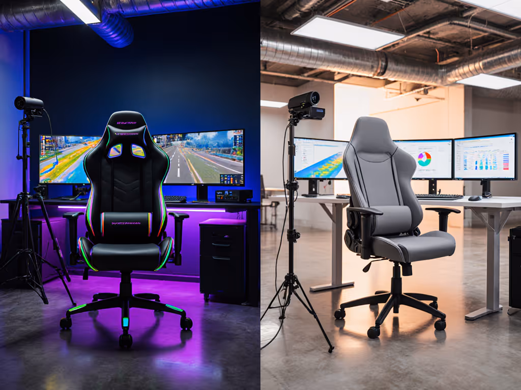 Ergonomic Gaming Chair vs Office Chair: Sensor Tech Tested