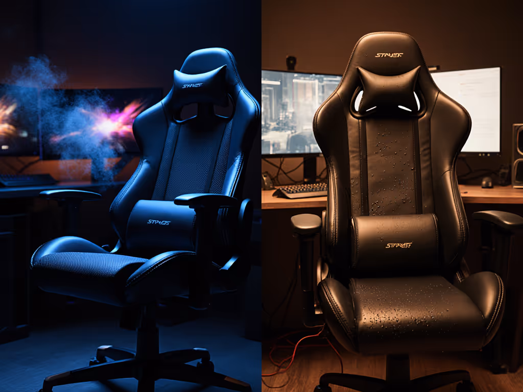 Mesh vs Faux Leather Gaming Chairs: Beat Heat, Last Longer
